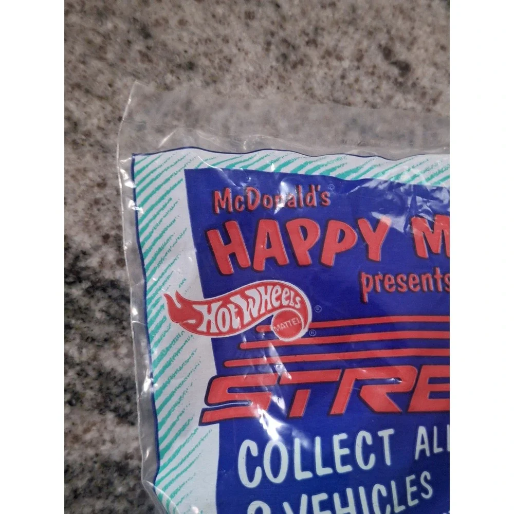 McDonald's Hot Wheels Mini Streex Racer Tracer Toy New Sealed 1992 Vintage 90s